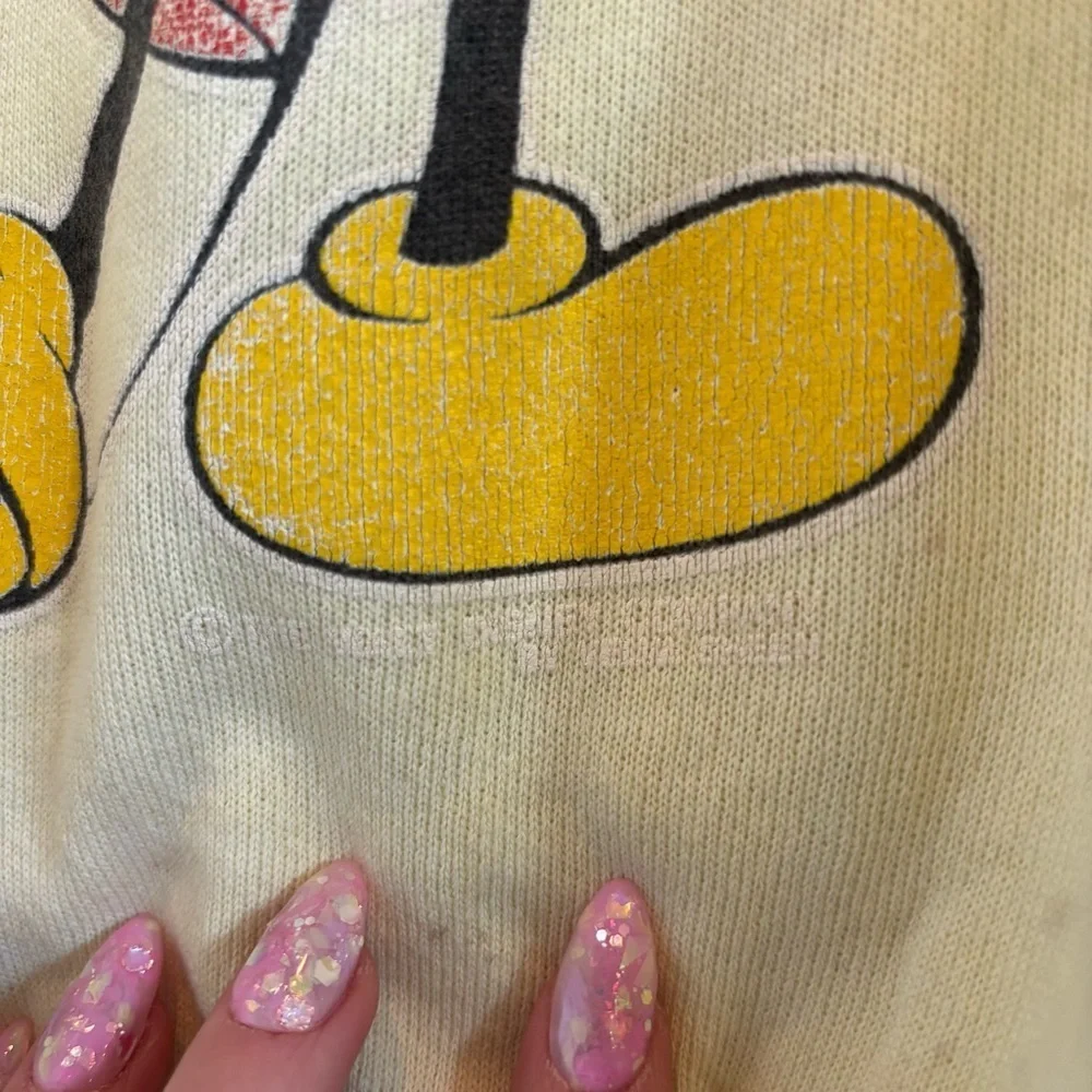The Walt Disney Company Velva Sheen Mickey Mouse Vintage 80's Youth Sweatshirt